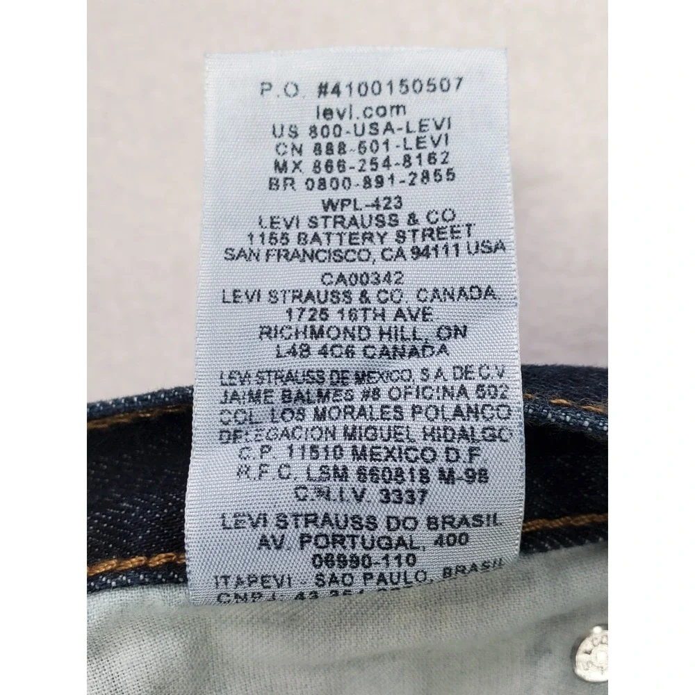 Levi's 559 Relaxed Straight Jeans Mens 42x30‎ Blue Medium Wash Denim
